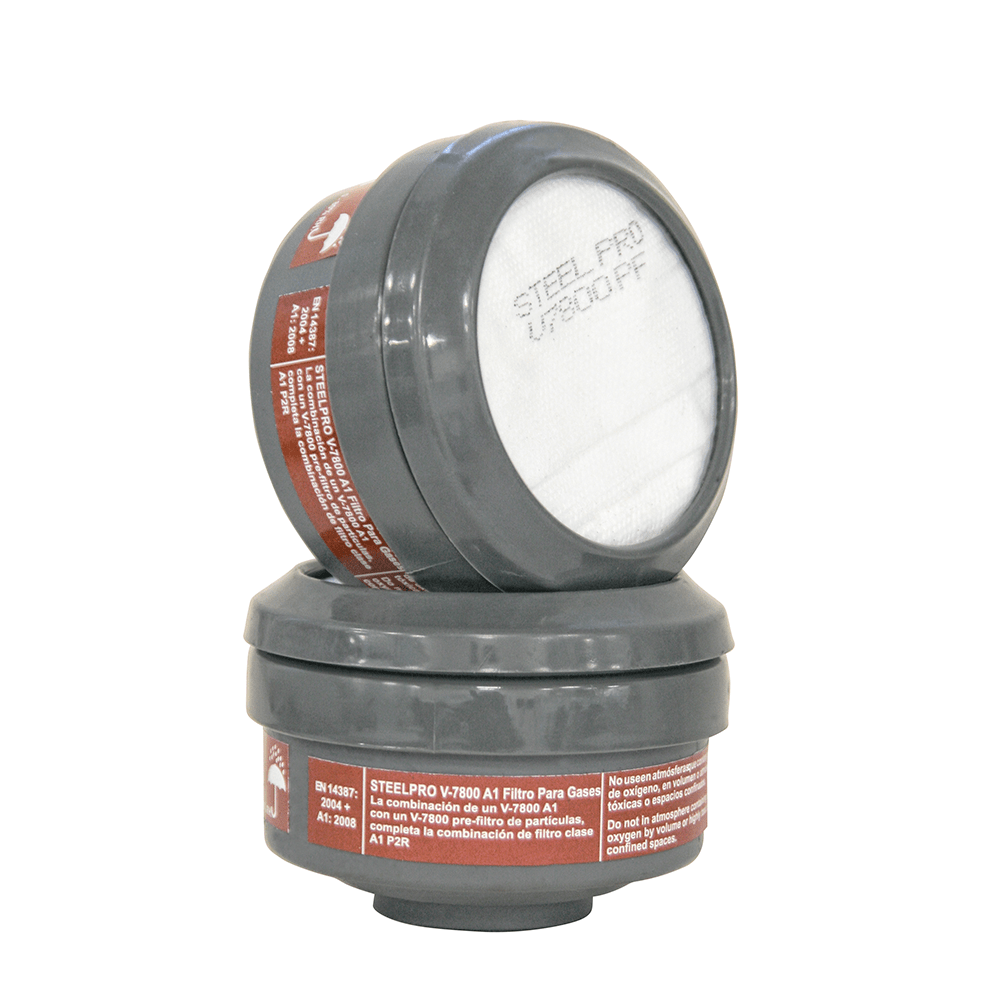 Filtro V-7800 A1+Pf Vapores Orgánicos, Pinturas, Fumigación