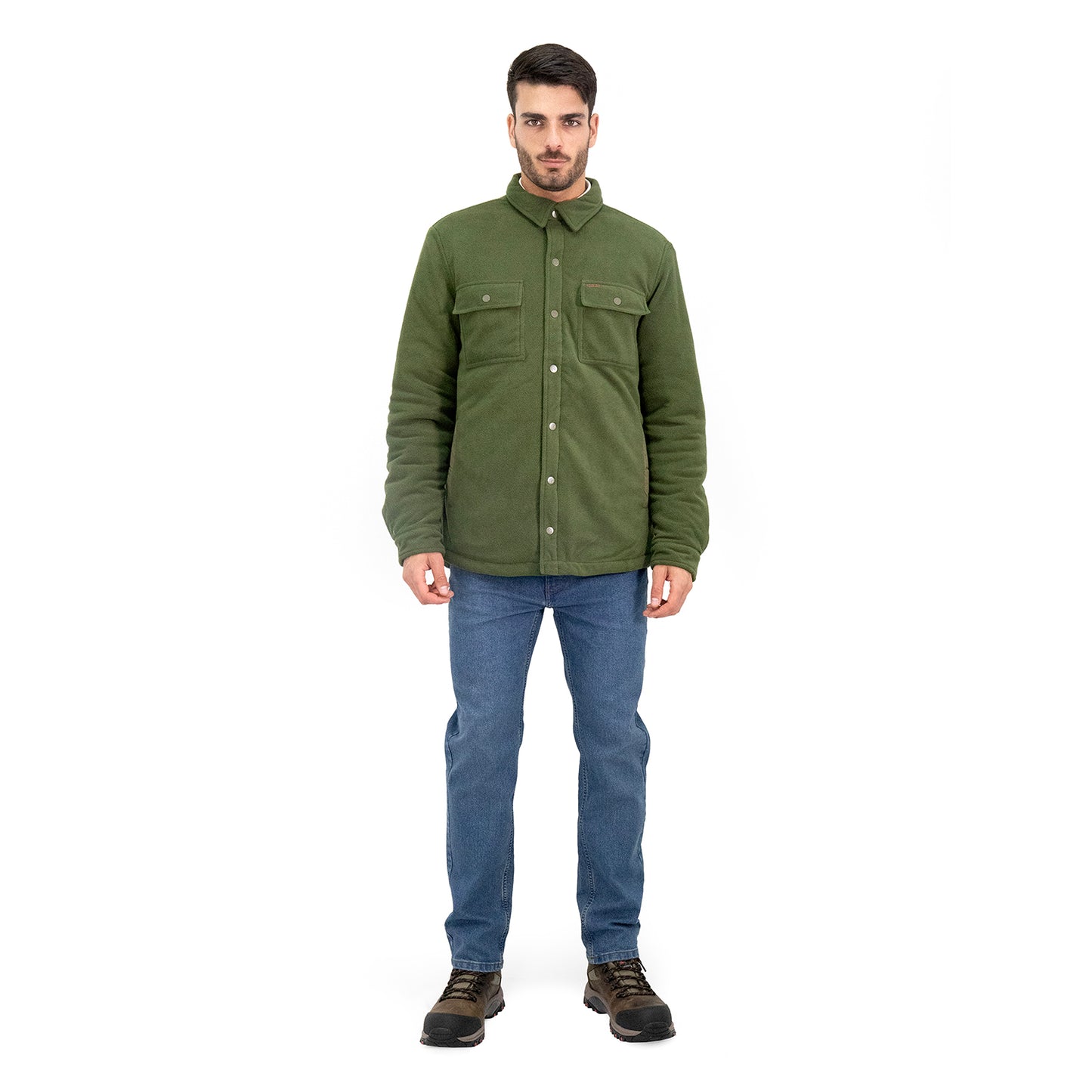 Chaqueta Polar Quebec Grizzly Verde Oliva