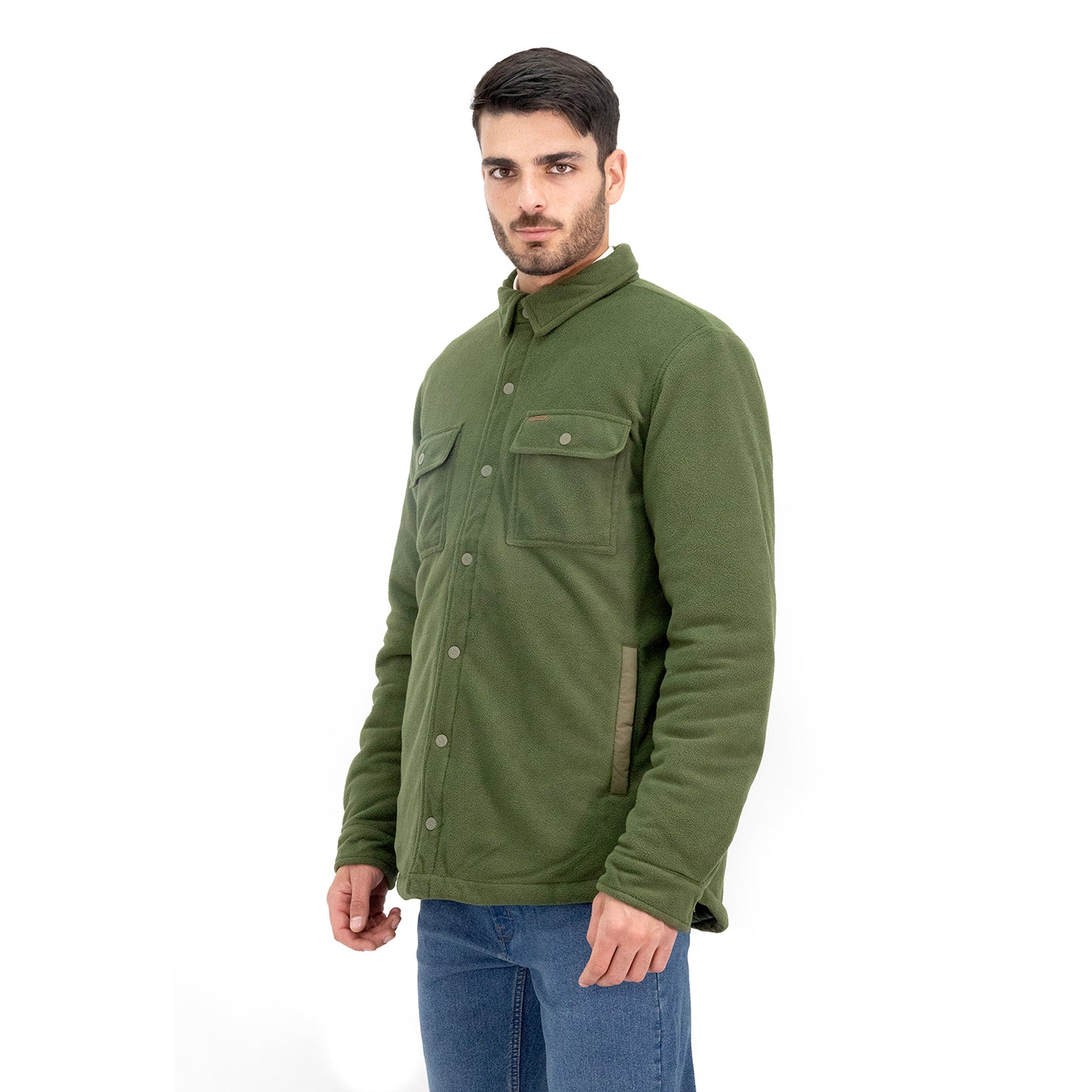 Chaqueta Polar Quebec Grizzly Verde Oliva