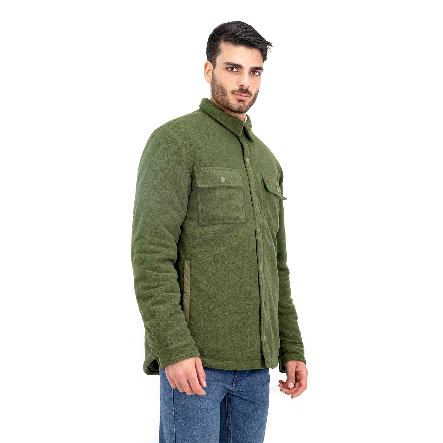 Chaqueta Polar Quebec Grizzly Verde Oliva