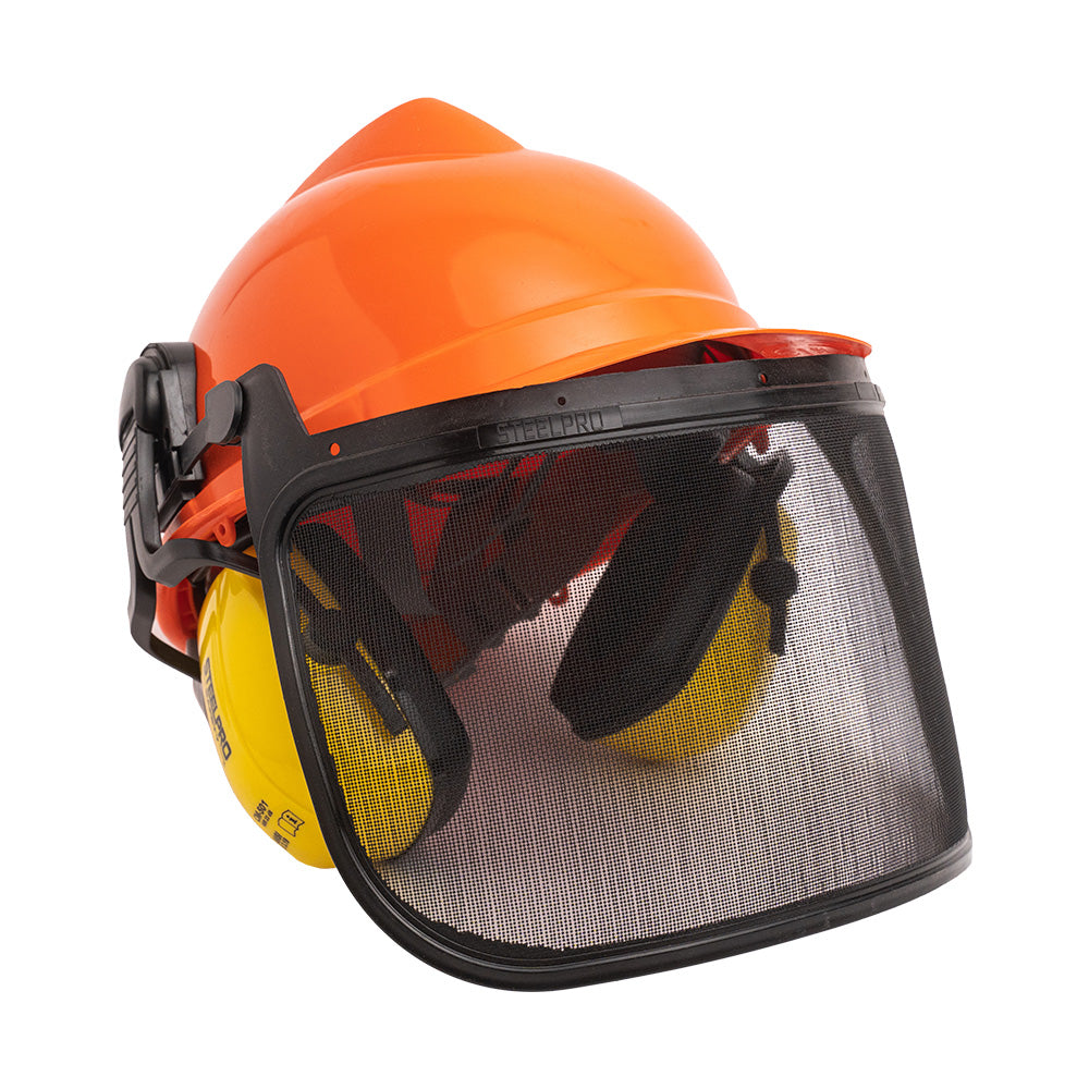Casco Motoserrista Evo III Visor Metálico