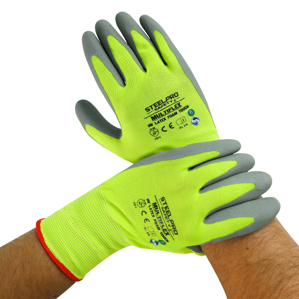 Guante Multiflex HV Latex Foam Touch Steelpro