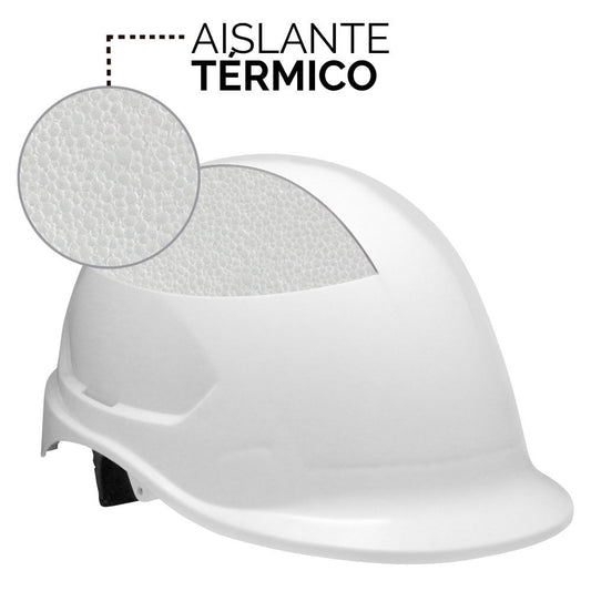 Casco MTA ABS Blanco/Aislante Térmico