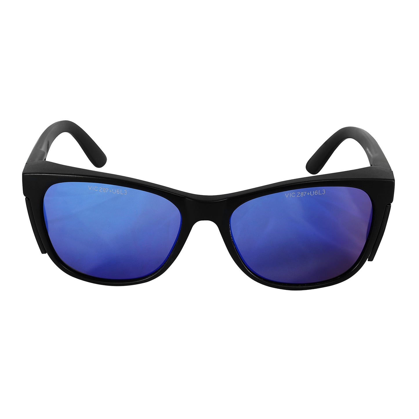 Lente Seguridad Safeblack Gris Revo Azul Steelpro